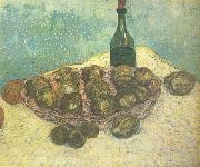 Vincent Van Gogh Still life:Bottle,Lemons and Oranges (nn04) oil painting on canvas